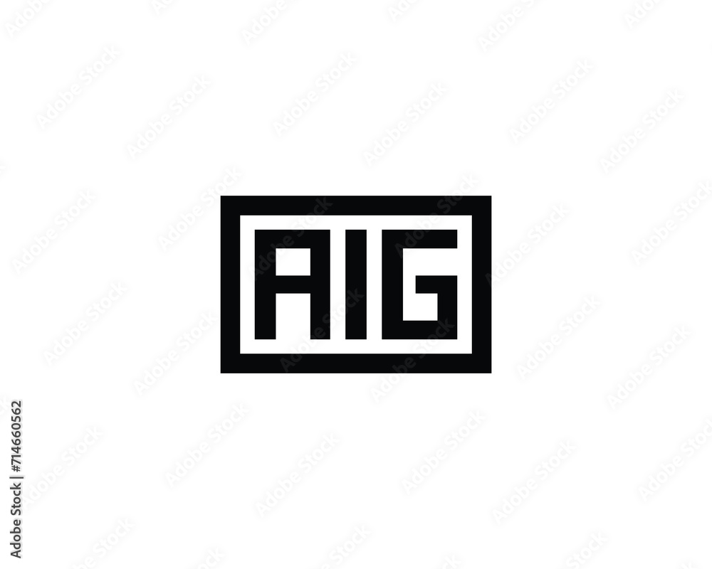 AIG Logo design vector template AIG Logo design vector template