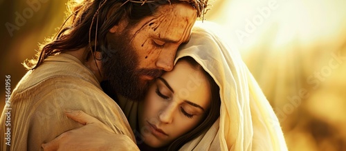Jesus Christ held by Mary