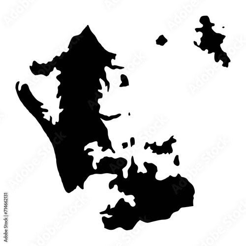 Auckland Region map, administrative division of New Zealand. Vector illustration. photo