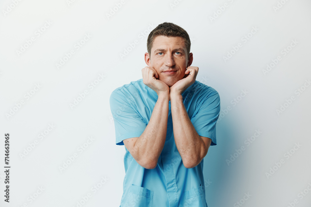 Man isolated portrait adult happy man guy face caucasian handsome studio background background person expression Man isolated portrait adult happy man guy face caucasian handsome studio background background person expression