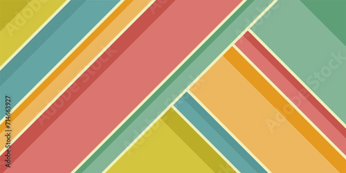 vector abstract background vintage color lines 