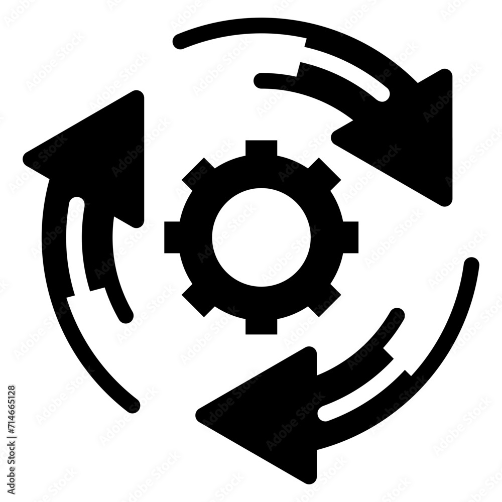 Recycle Glyph Icon Recycle Glyph Icon