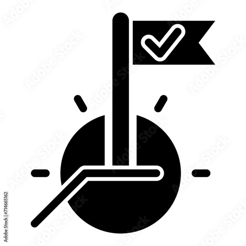 Milestone Glyph Icon
