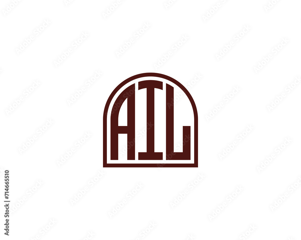 AIL Logo design vector template