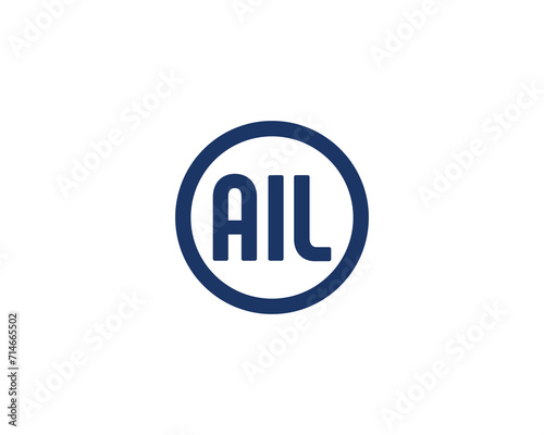 AIL Logo design vector template