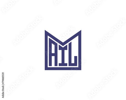AIL Logo design vector template
