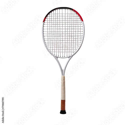 Squash racquet isolated on transparent background
