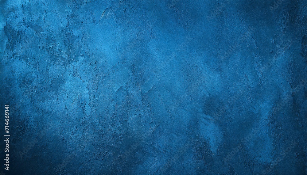 dark blue background grunge blue background with copy space texture of decorative plaster on a concrete wall a long banner with a blue texture of rough grained surface