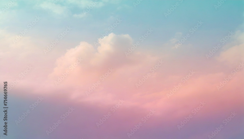 abstract color pastel background a soft sky with cloud background in pastel color