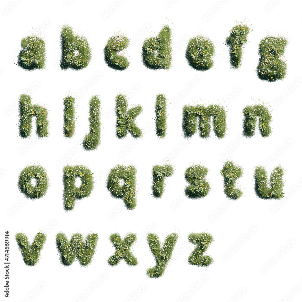 green grass alphabet, green grass alphabet letters, letter isolate green grass alphabet, green grass alphabet letters, letter isolate