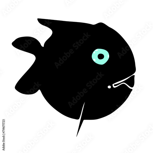 arnivore, horror, ugly fish underwater, predator, raptor