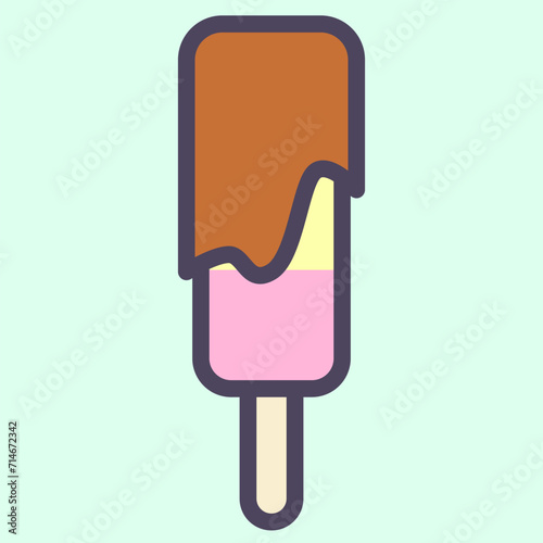 ice cream on a stick