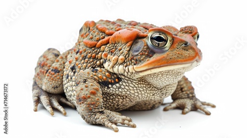 toad on isolated white background.