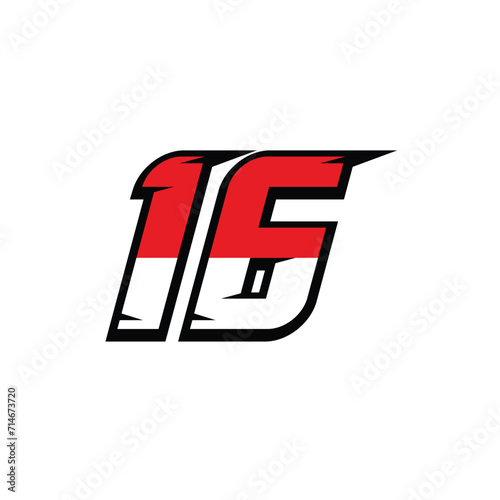 racing number 16