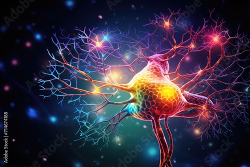 Synaptic connections, neural circuits: information processing interconnected neurons communication pathways. Dynamic network architecture, plasticity, functional connectivity mesmerizing brain realm