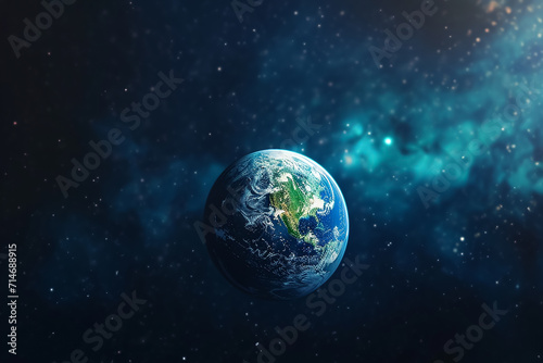 The planet earth view from space  © MASmaker