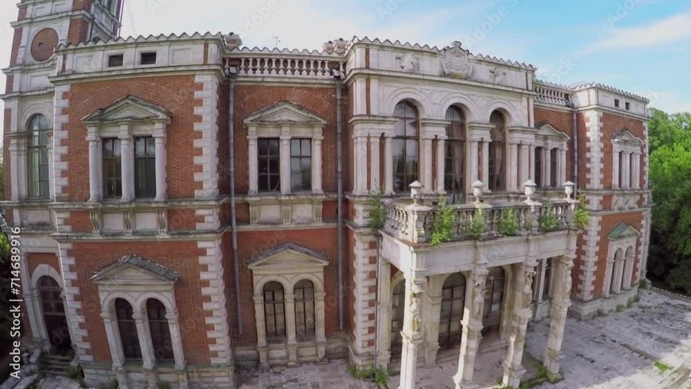 Facade of country estate Vorontsova-Dashkova with terrace Facade of country estate Vorontsova-Dashkova with terrace