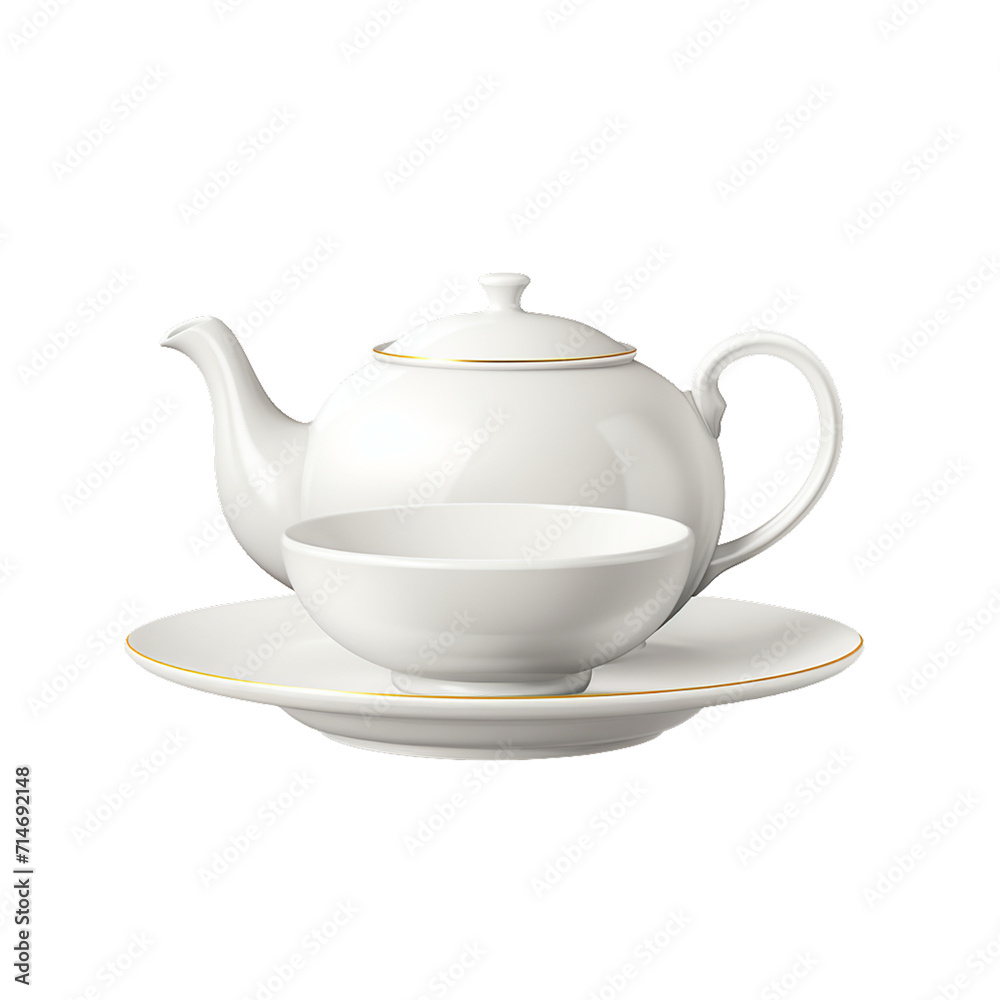 teapot and cup