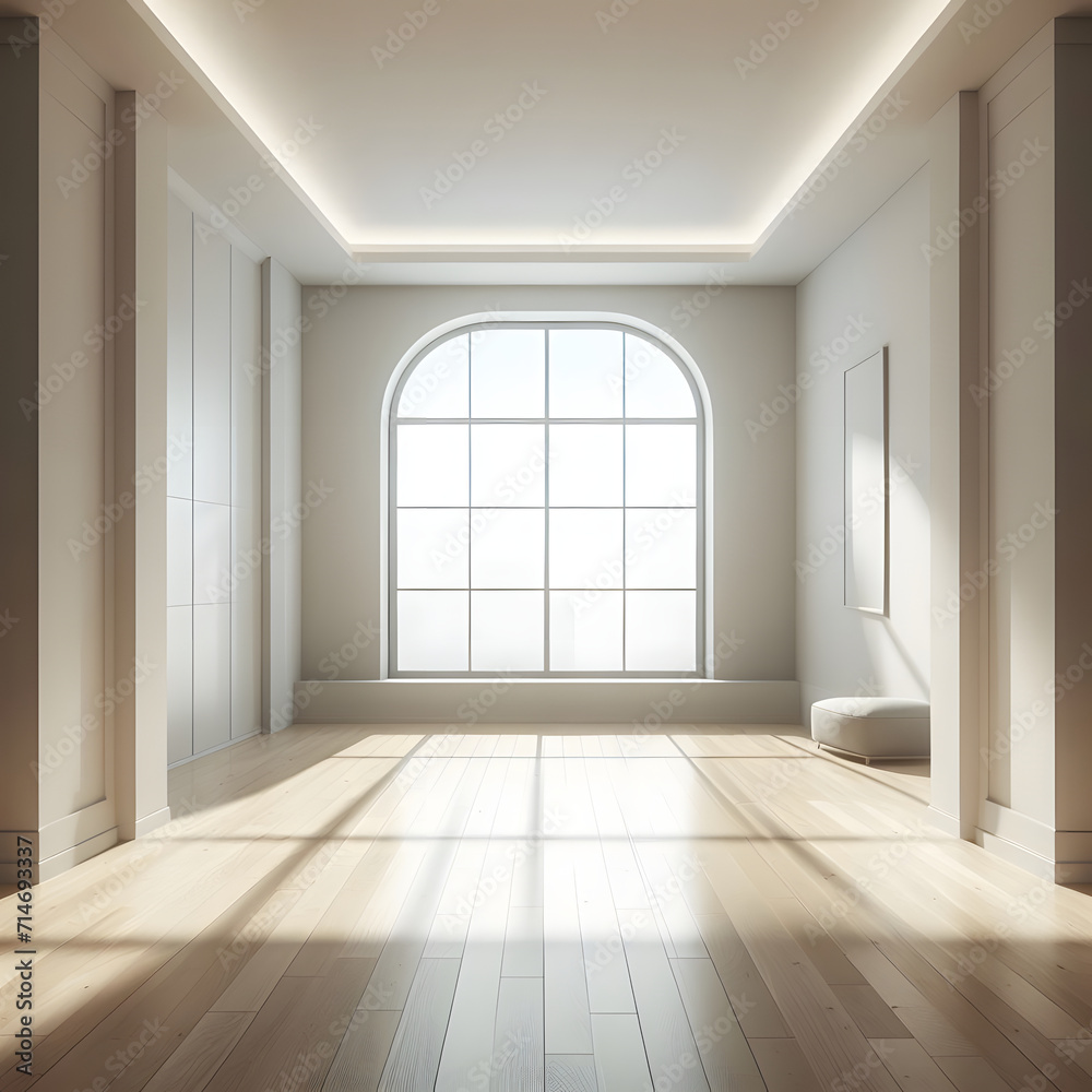 Obraz premium Empty minimalism interior room