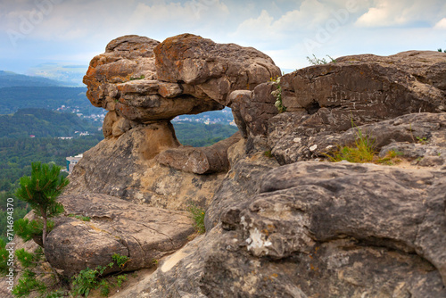 Krasnoye Solnyshko mountain at Kislovodsk, Caucasus Mountains photo