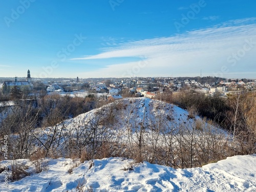 Trzebnica Hills with a view of Trzebnica photo