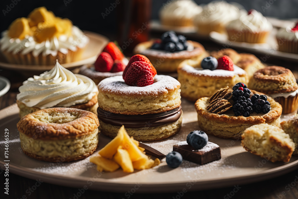 Delicious Pastry Selection Celebrating Gourmet Indulgence Delicious Pastry Selection Celebrating Gourmet Indulgence