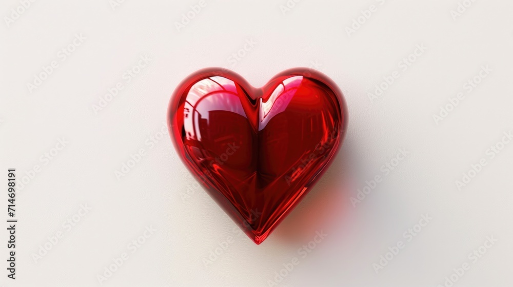 photo of red heart isolated on white background, symbol of love photo of red heart isolated on white background, symbol of love