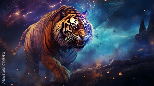 Galactic Tiger Explorer: Envisioning Tigers in Cosmic Exploration, Navigating Unknown Frontiers in a Celestial Landscape
