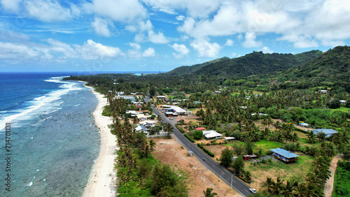 Photos Rarotonga, Cook Islands tropical paradise view from above