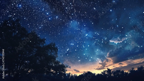 starry night sky © Hope