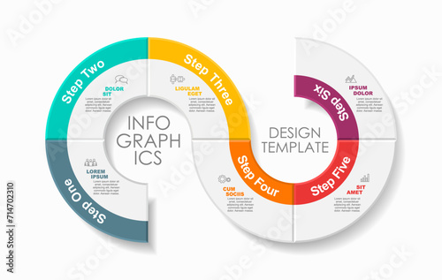 Infographic design template with place for your data. Vector illustration.