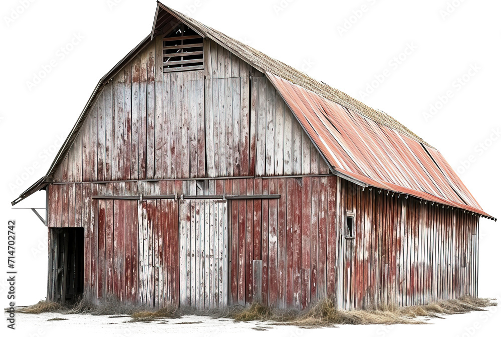 Old Barn isolated on transparent background. PNG Old Barn isolated on transparent background. PNG
