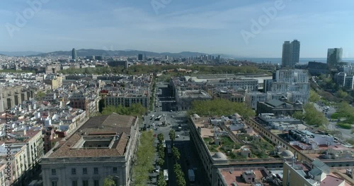 Barcelona desde el aire, Parc de la Ciutadella (D-Log) photo