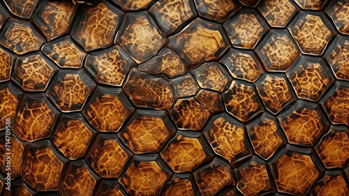 realistic turtle shell vintage pattern background