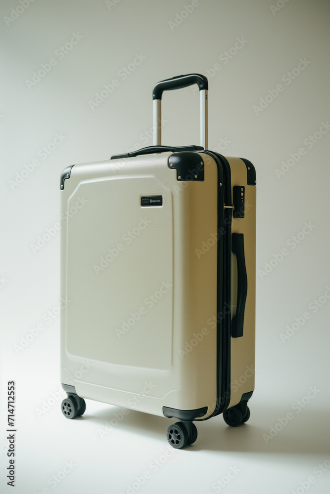 The suitcases in an empty airport hall, traveler cases in the departure airport terminal waiting for the area, vacation concept The suitcases in an empty airport hall, traveler cases in the departure airport terminal waiting for the area, vacation concept