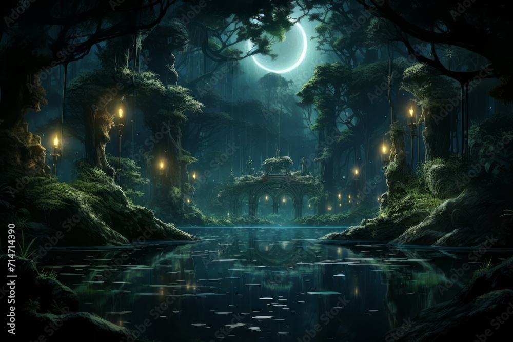 Whispering enchanted forests, where the trees share secrets and ancient wisdom - Generative AI Whispering enchanted forests, where the trees share secrets and ancient wisdom - Generative AI