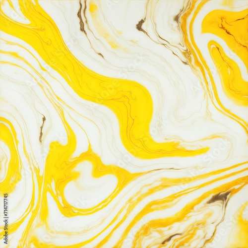 Yellow and White marble pattern texture abstract background