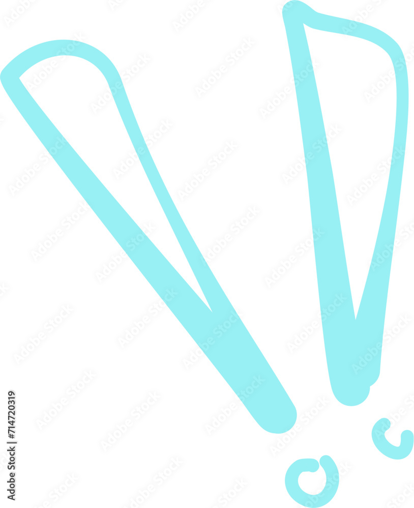 Obraz premium Emphasis doodle, cute doodle