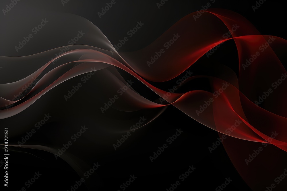 Dark abstract background with red sound waves, flowing waves. Abstract background for your design. abstract background March 3: World Hearing Day Dark abstract background with red sound waves, flowing waves. Abstract background for your design. abstract background March 3: World Hearing Day