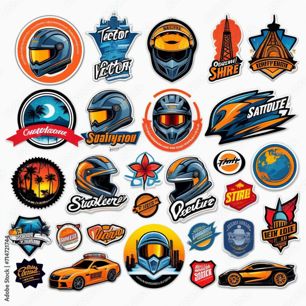 Naklejka premium set of icons