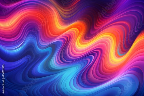 Abstract background with multi-colored effects  psychedelic style art.