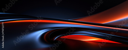 Abstract Wave of Colorful Motion: Bright and Elegant Background Design