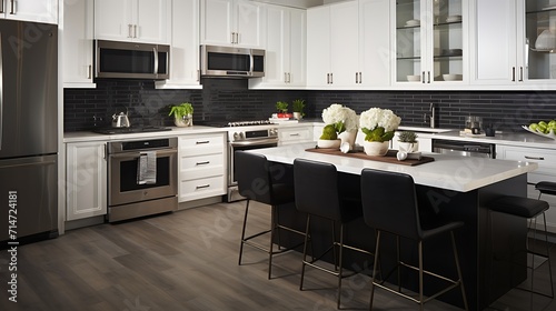Opt for a chef's kitchen with high-end appliances and ample counter space.