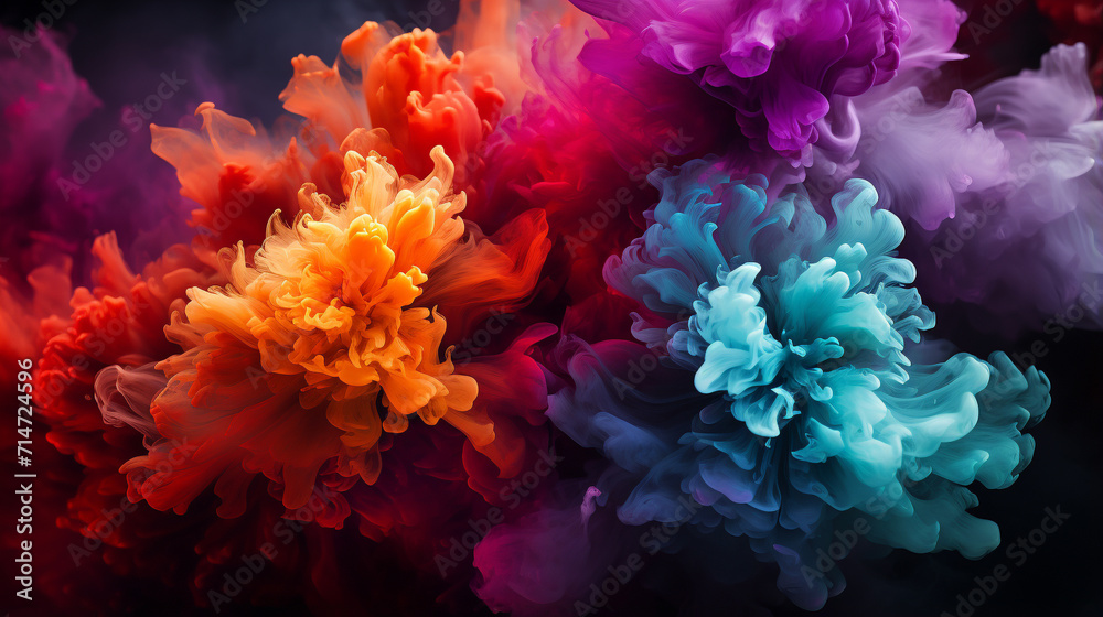 Obraz premium fractal background