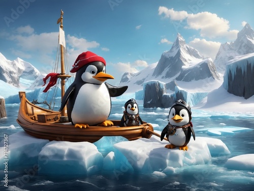 Penguin Pirates  Frozen Adventures on Icy High Seas