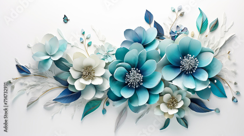 Synthetic Floral Whirl, Multicolored 3D Flowers Sublimation for Versatile Creations, flowers on a wooden background, bouquet of colorful roses, Created using generative AI