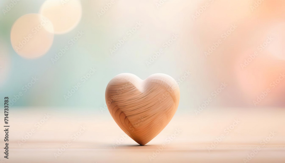 Beautiful wood heart with copy space Beautiful wood heart with copy space