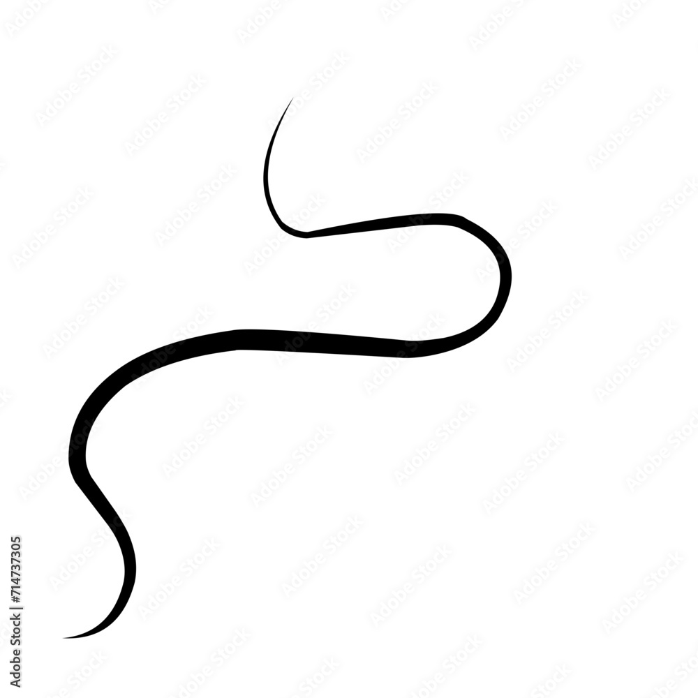 Black Curve Line Black Curve Line