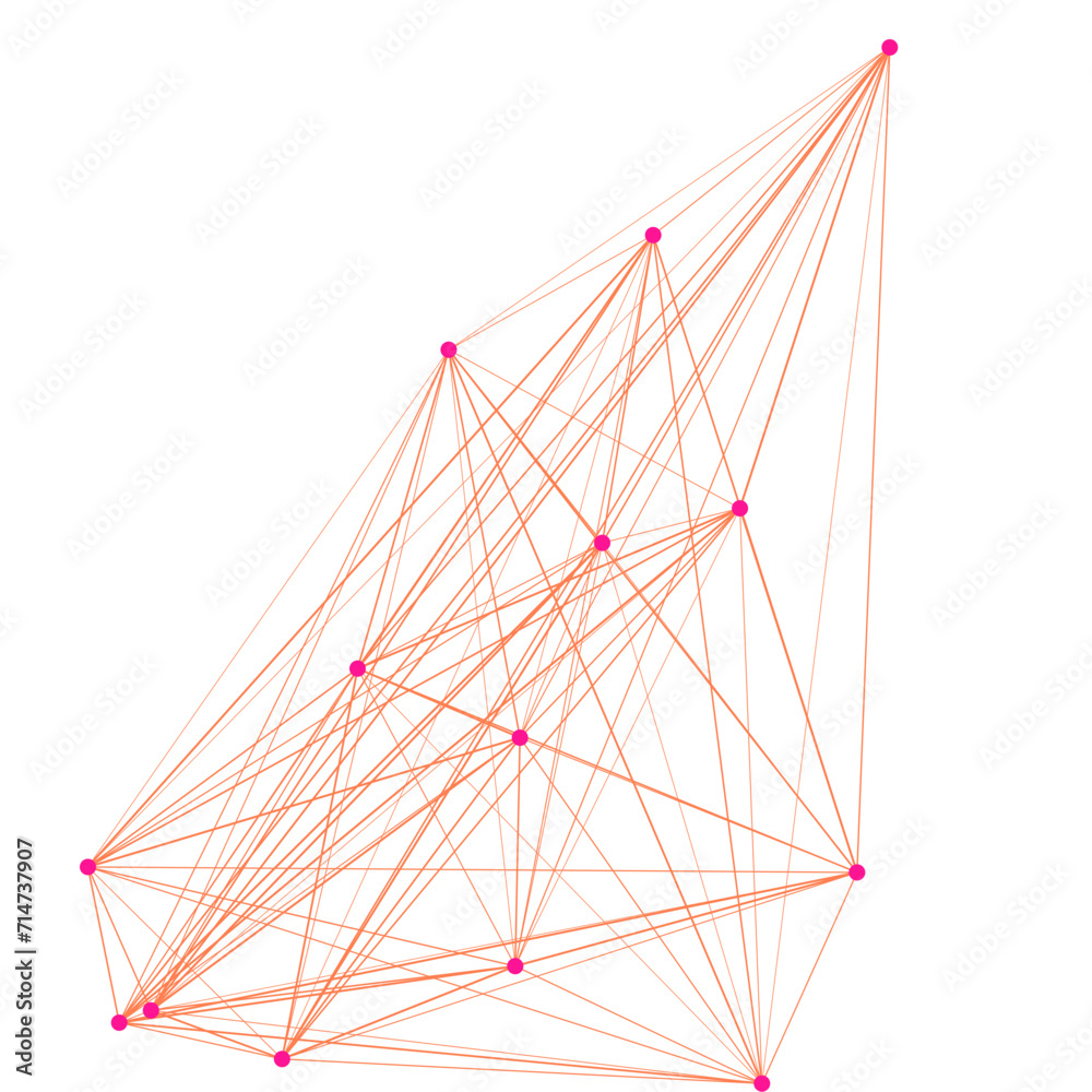 An abstract cut out transparent node network futuristic design element An abstract cut out transparent node network futuristic design element