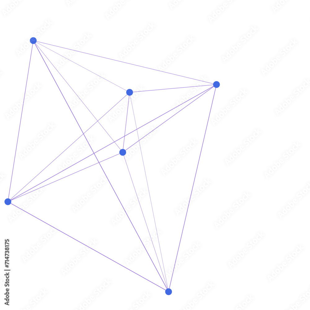 An abstract cut out transparent node network futuristic design element An abstract cut out transparent node network futuristic design element